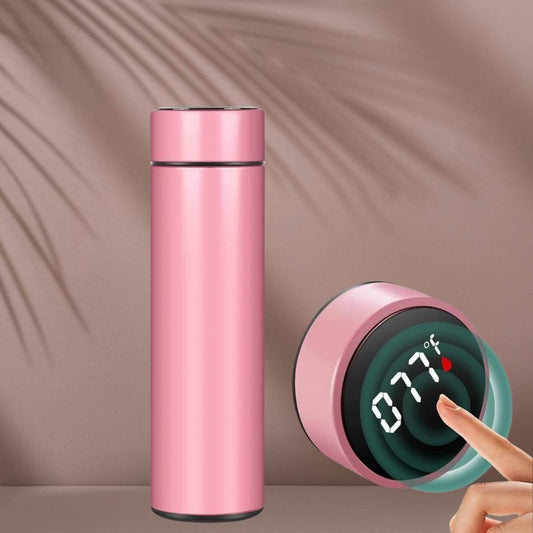 HydroGlow Bottle – Smart Temp Display, Leakproof & BPA-Free